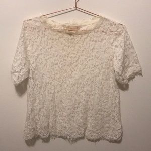 Vanessa Virginia (Anthropologie) Lace Shell Top